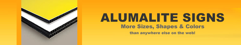 Custom Alumalite Signs Are Made of Both Metal and Fluted Plastic