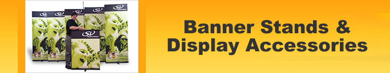 Banner Display Accessories and Banner Stands
