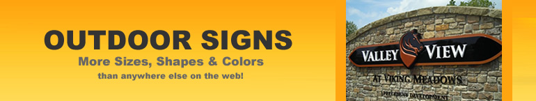 Custom Outdoor Signs